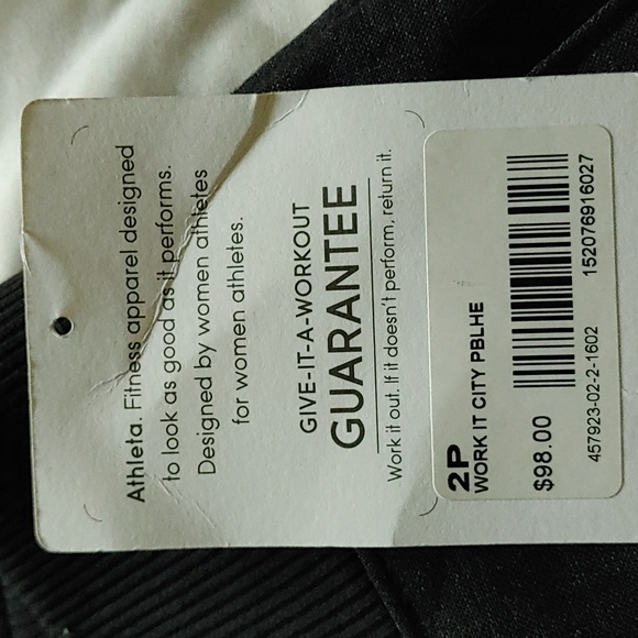 Athleta Work it City Pants Sz 2P NWT - Picture 4 of 9